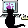 katze am pc.gif