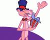 pinkpanter mit geschenk.gif