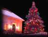 weihnachts baum haus.gif